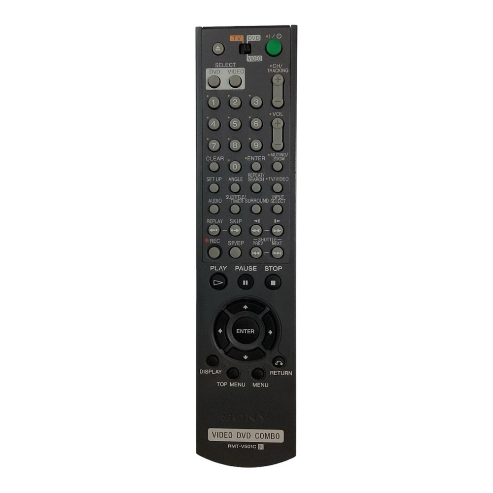 OEM‎ Sony RMT-V501C DVD/VCR Combo Remote Control Used Tested Working & Cleaned